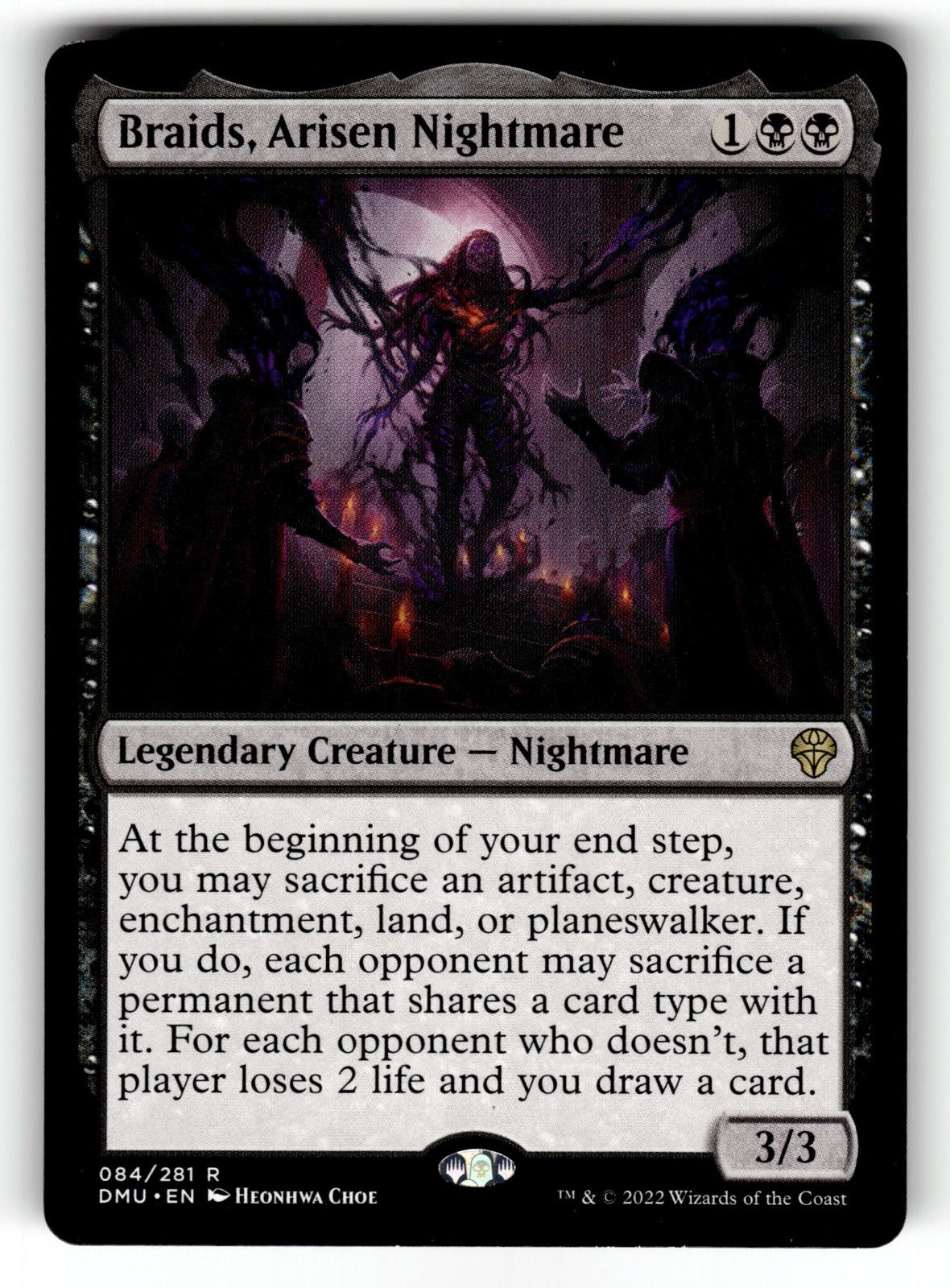 Braids, Arisen Nightmare – 84 DMU: Dominaria United R NM