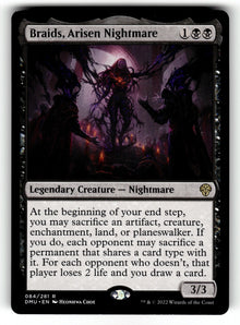 Braids, Arisen Nightmare – 84 DMU: Dominaria United R NM