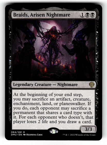 Braids, Arisen Nightmare – 84 DMU: Dominaria United R NM