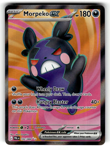 Morpeko ex – 102/084 PBL: ME05: Pitch Black Ultra Rare Holo NM