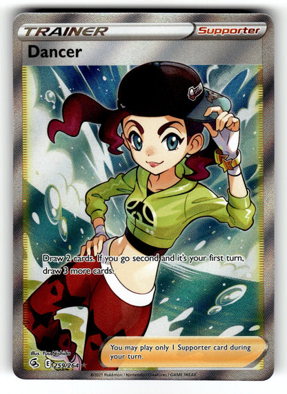 Dancer (Full Art) – 259/264 SWSH08: SWSH08: Fusion Strike Ultra Rare Holo NM