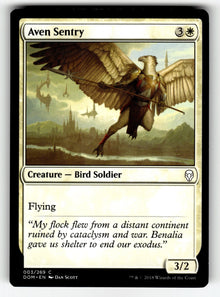Aven Sentry – 3 DOM: Dominaria C NM