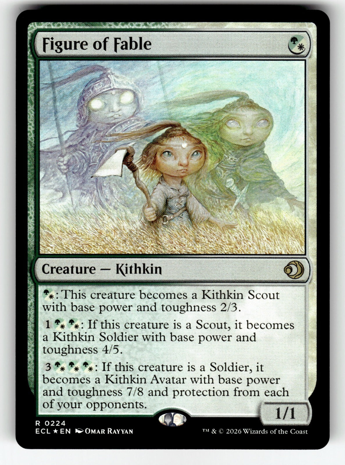 Figure of Fable – 224 ECL: Lorwyn Eclipsed R FoilNM