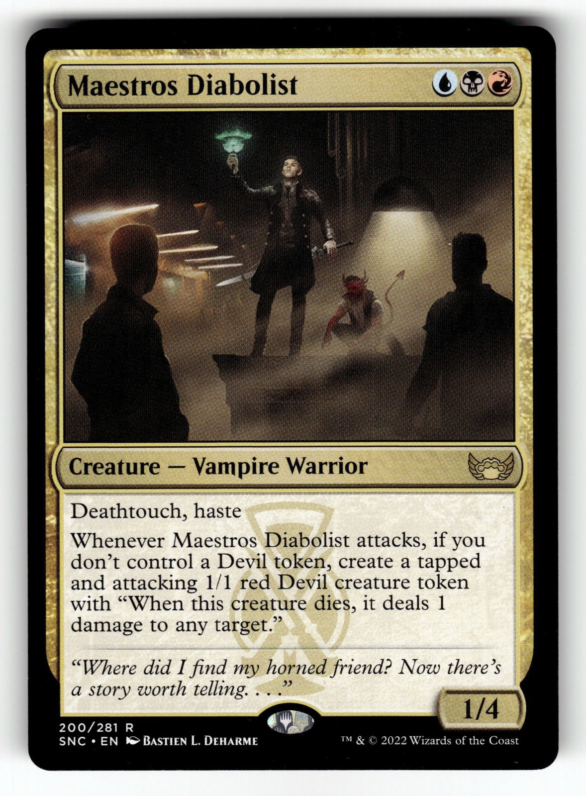 Maestros Diabolist – 200 SNC: Streets of New Capenna R NM