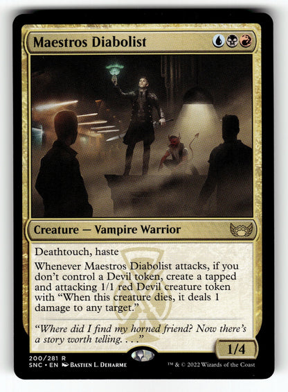 Maestros Diabolist – 200 SNC: Streets of New Capenna R NM