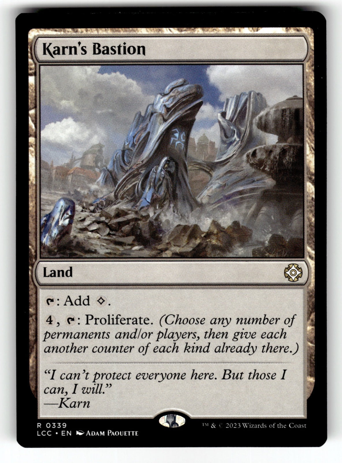 Karn's Bastion – 339 LCC: Commander: The Lost Caverns of Ixalan R NM