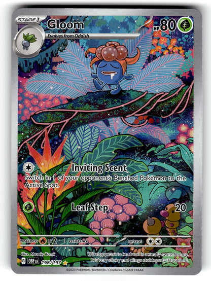 Gloom – 198/197 OBF: SV03: Obsidian Flames Illustration Rare HoloNM