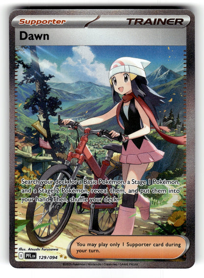 Dawn – 129/094 PFL: ME02: Phantasmal Flames Special Illustration Rare Holo NM