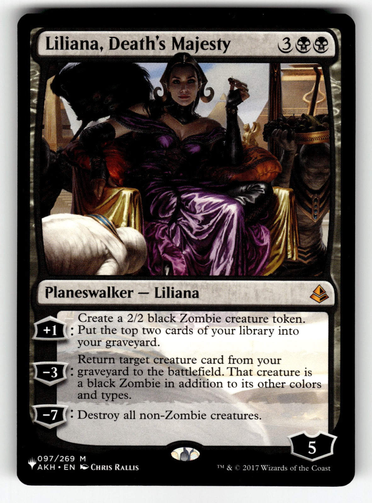 Liliana, Death's Majesty – 097/269 LIST: The List Reprints M NM