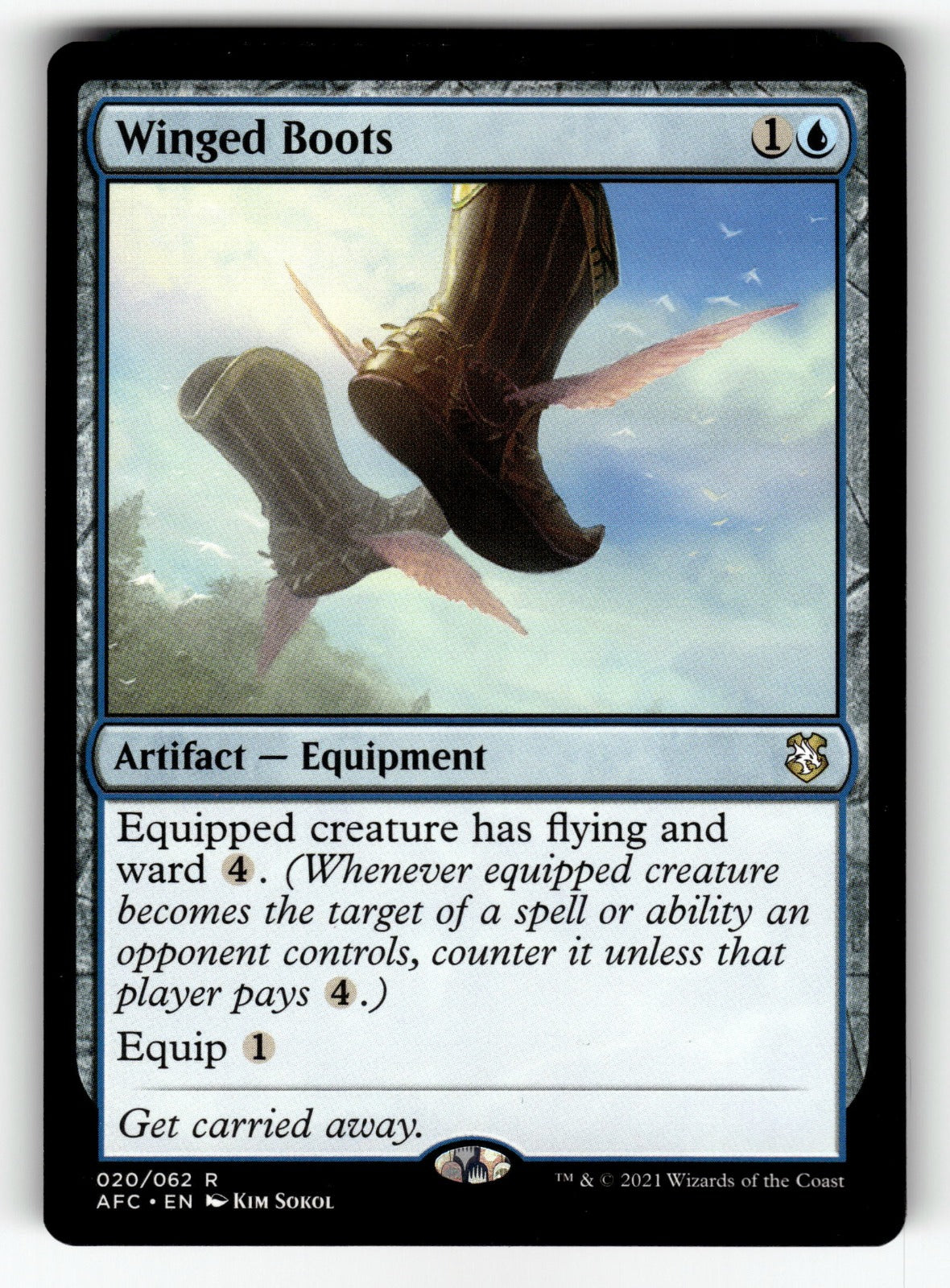Winged Boots – 20 AFC: Commander: Adventures in the Forgotten Realms R NM