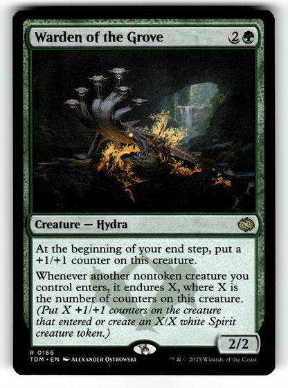 Warden of the Grove – 166 TDM: Tarkir: Dragonstorm R NM