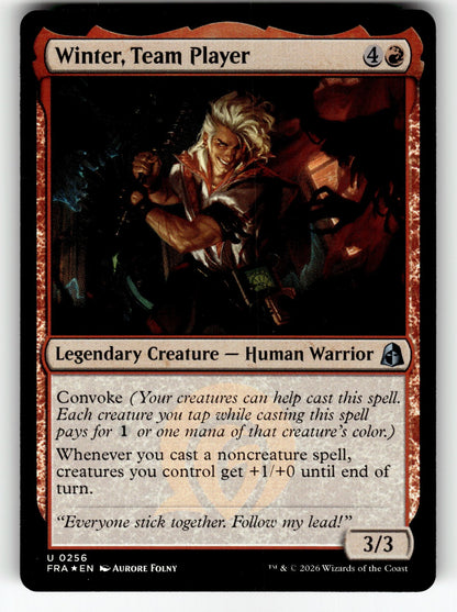 Winter, Team Player – 256 FRA: Reality Fracture U Foil NM
