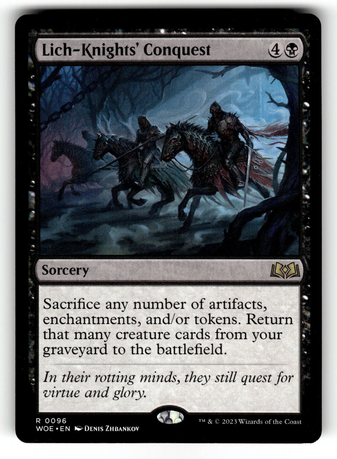 Lich-Knights' Conquest – 96 WOE: Wilds of Eldraine R NM