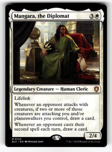 Mangara, the Diplomat – 145 BLC: Commander: Bloomburrow M NM