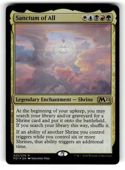 Sanctum of All – 225 M21: Core Set 2021 R Foil NM