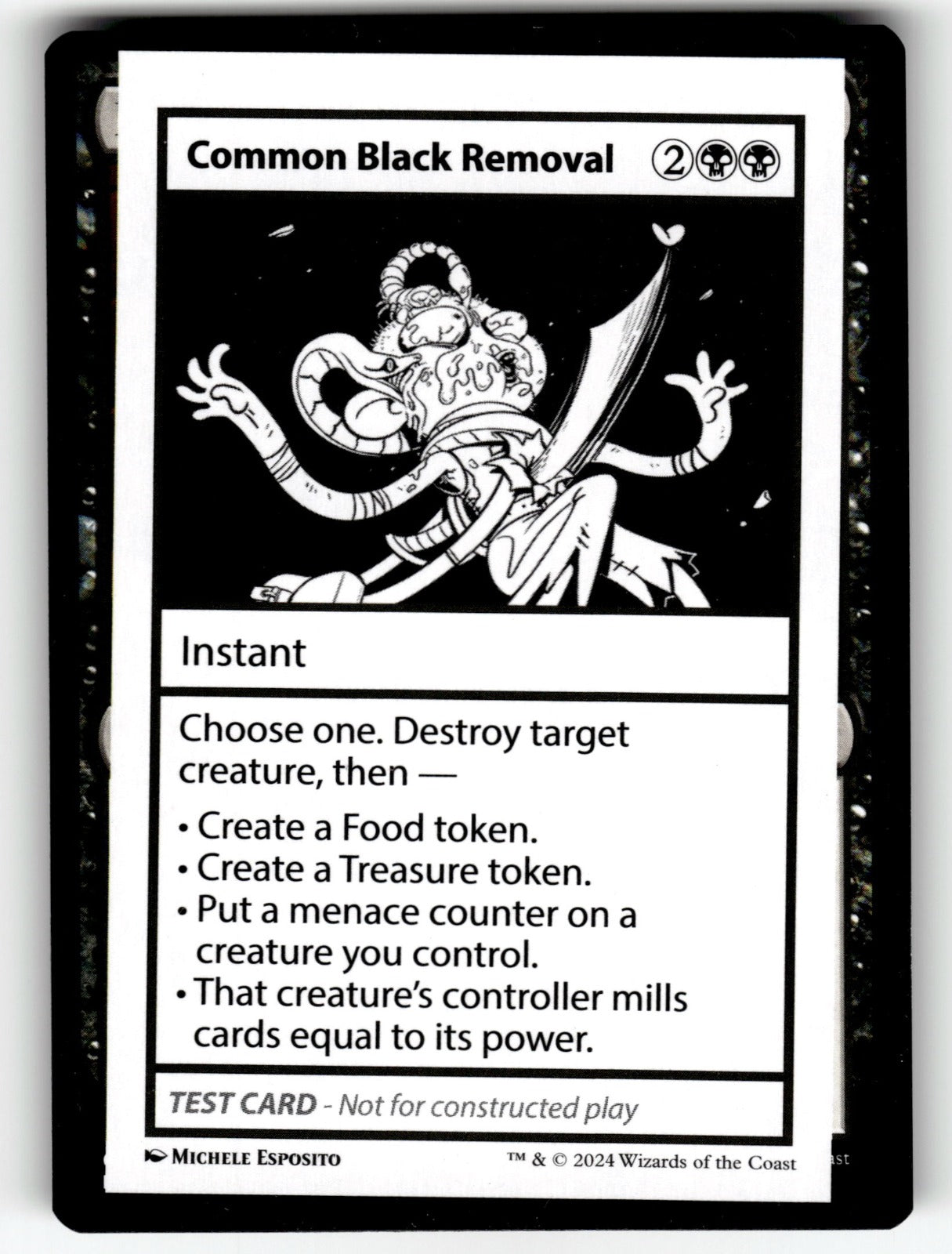 Common Black Removal – MB2PC: Mystery Booster 2 Playtest Cards S NM