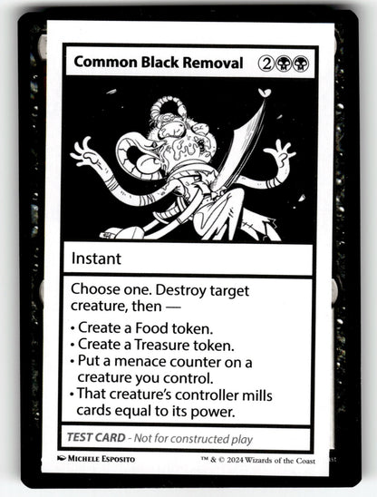 Common Black Removal – MB2PC: Mystery Booster 2 Playtest Cards S NM