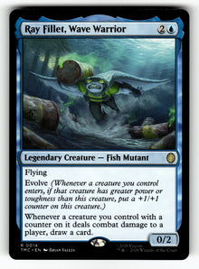 Ray Fillet, Wave Warrior – 14 TMC: Commander: Teenage Mutant Ninja Turtles R NM