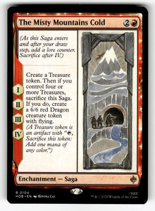 The Misty Mountains Cold – 104 HOB: The Hobbit R NM