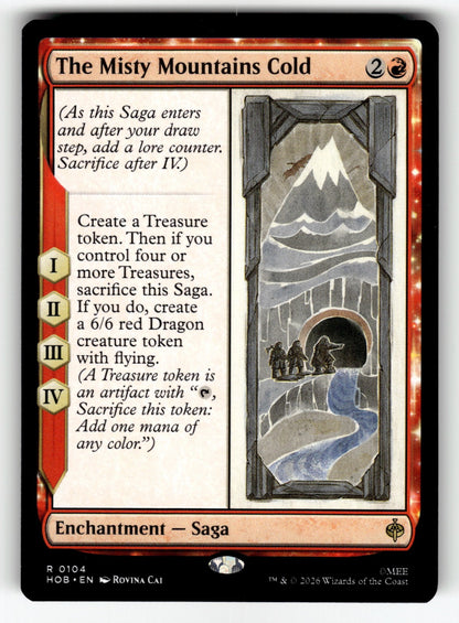 The Misty Mountains Cold – 104 HOB: The Hobbit R NM