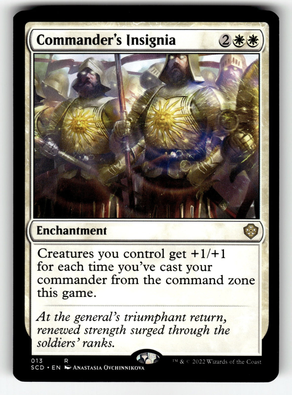 Commander's Insignia – 13 SCD: Starter Commander Decks R NM