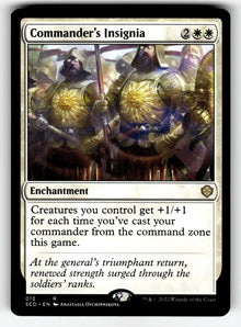 Commander's Insignia – 13 SCD: Starter Commander Decks R NM