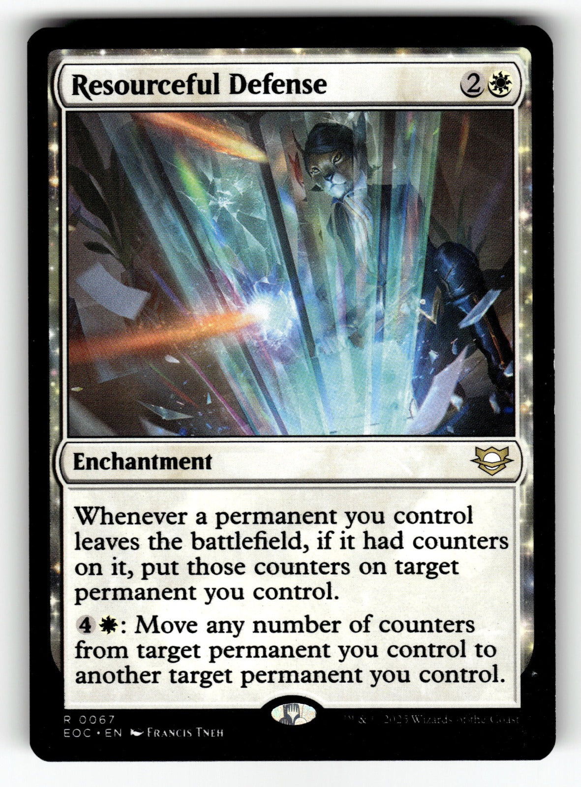 Resourceful Defense – 67 EOC: Commander: Edge of Eternities R NM