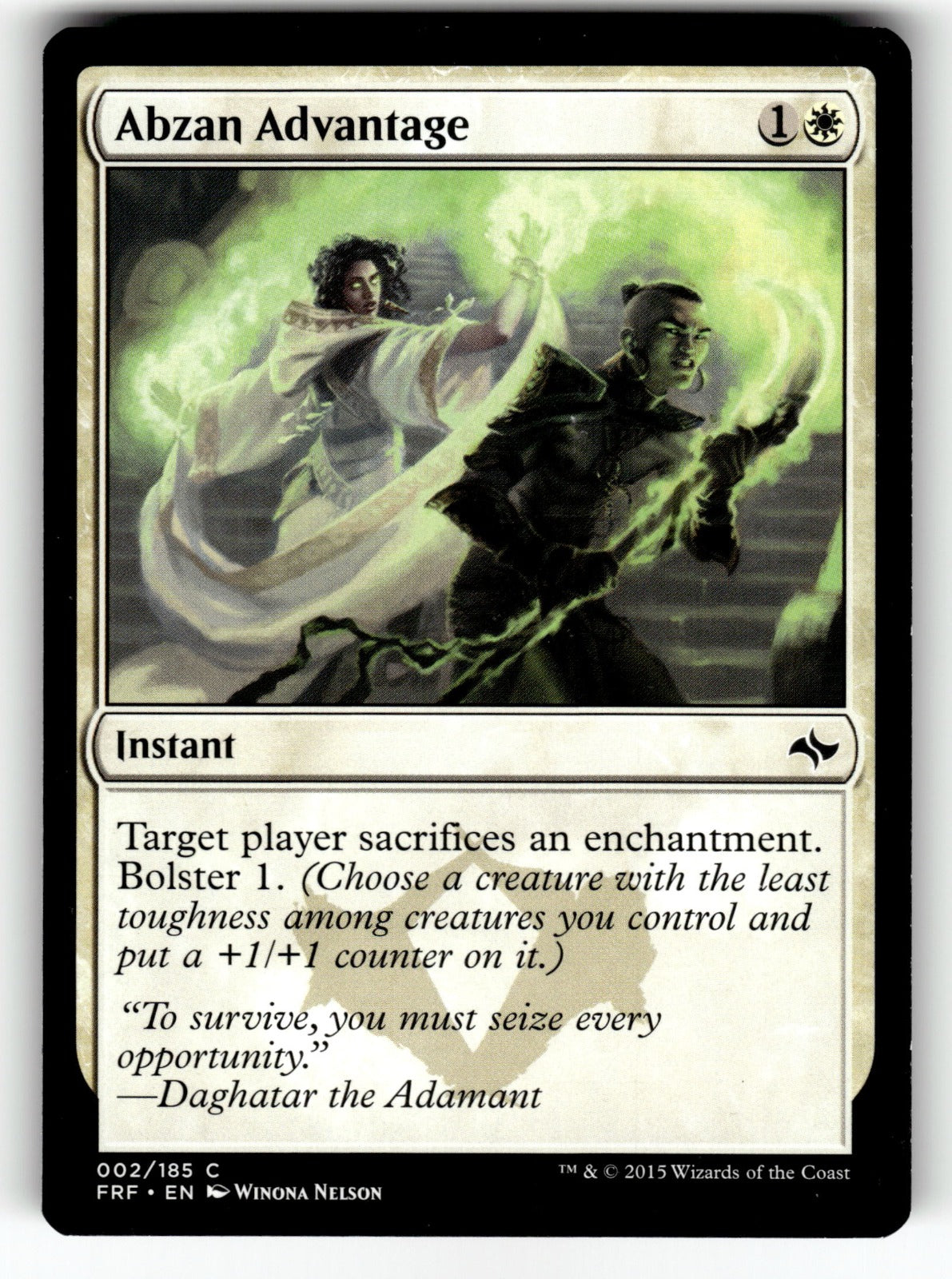 Abzan Advantage – 2 FRF: Fate Reforged C LP