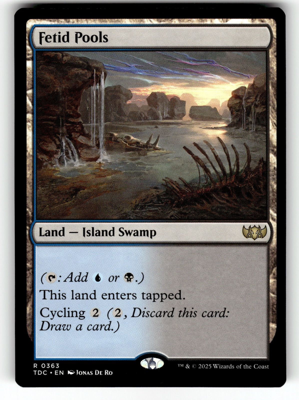 Fetid Pools – 363 TDC: Commander: Tarkir: Dragonstorm R NM