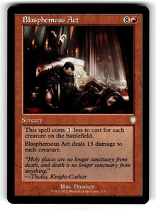 Blasphemous Act (Retro Frame) – 113 BRC: Commander: The Brothers' War R LP