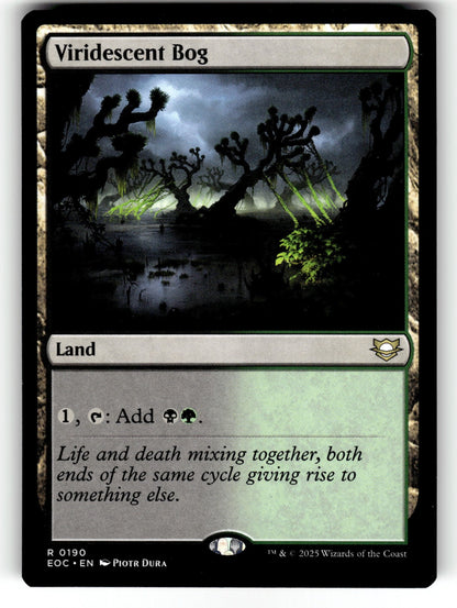 Viridescent Bog – 190 EOC: Commander: Edge of Eternities R NM
