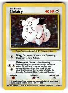 Clefairy – 006/130 BS2: Base Set 2 Holo Rare HoloLP
