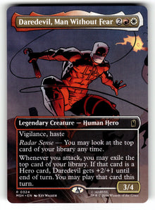 Daredevil, Man Without Fear (Borderless) () – 324 MSH: Marvel Super Heroes R NM