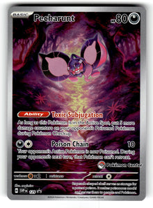 Pecharunt - (Pokemon Center Exclusive) – 129 SVP: SV: Scarlet & Violet Promo Cards Promo Holo NM