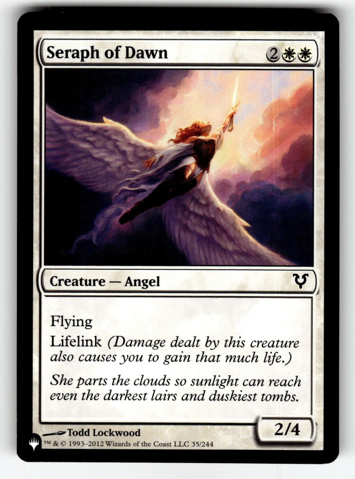 Seraph of Dawn – 35/244 LIST: The List Reprints C NM
