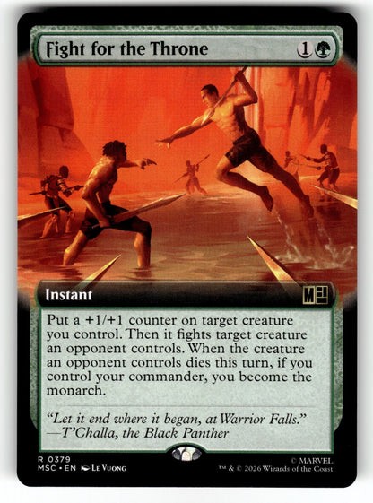 Fight for the Throne (Extended Art) – 379 MSC: Commander: Marvel Super Heroes R NM