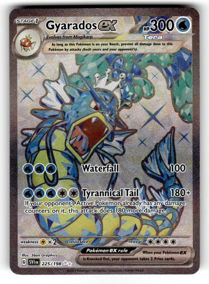 Gyarados ex – 225/198 SVI: SV01: Scarlet & Violet Base Set Ultra Rare Holo NM