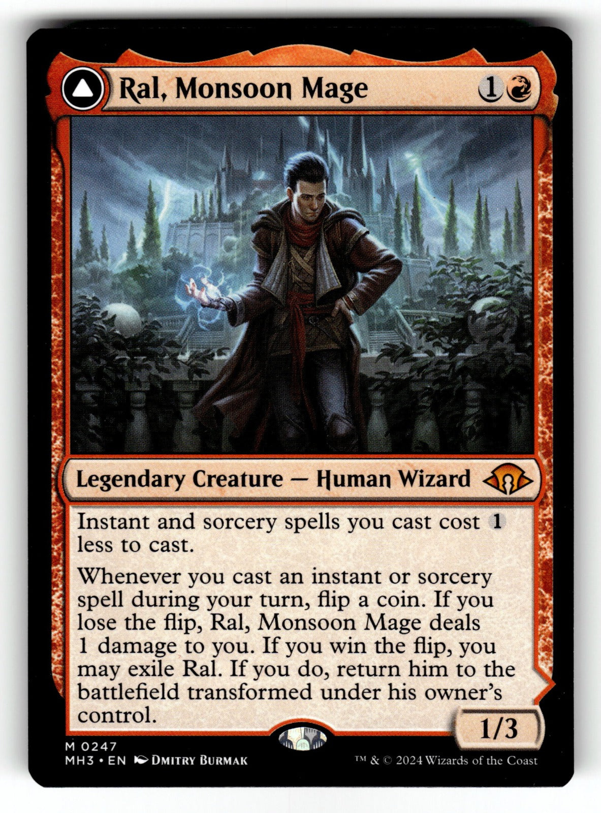Ral, Monsoon Mage – 247 MH3: Modern Horizons 3 M NM