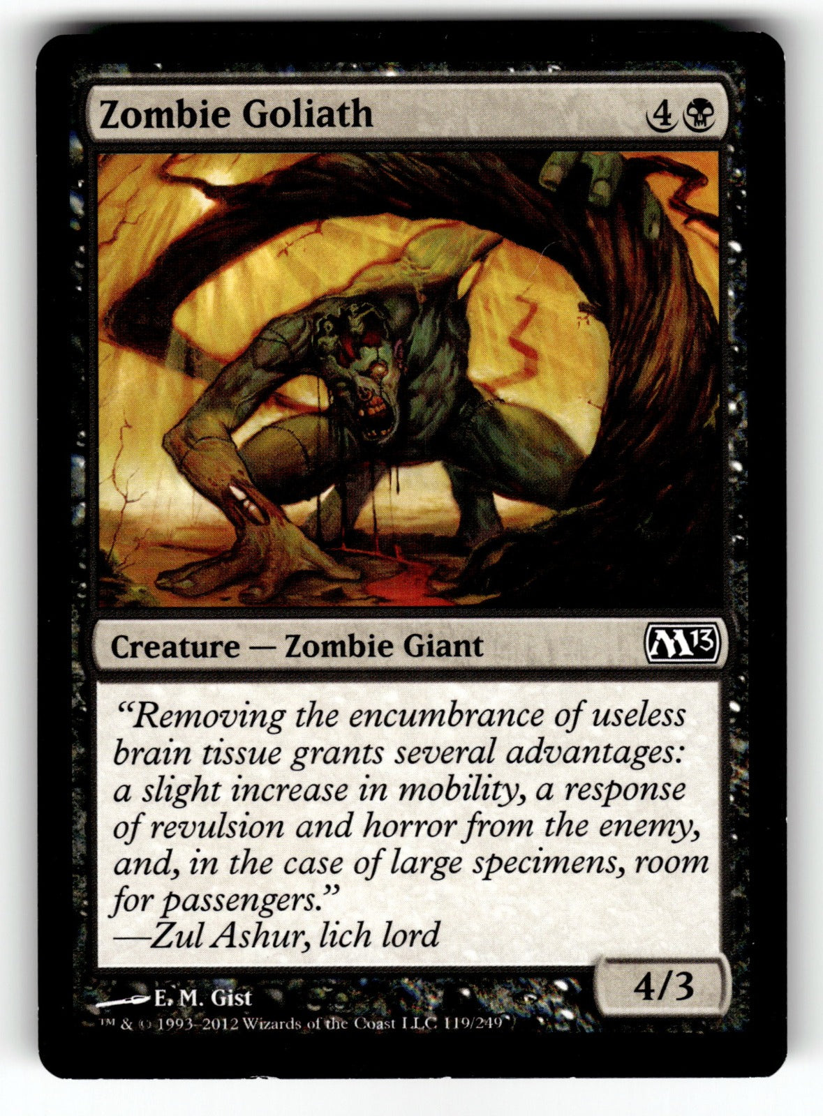 Zombie Goliath – 119 M13: Magic 2013 (M13) C LP