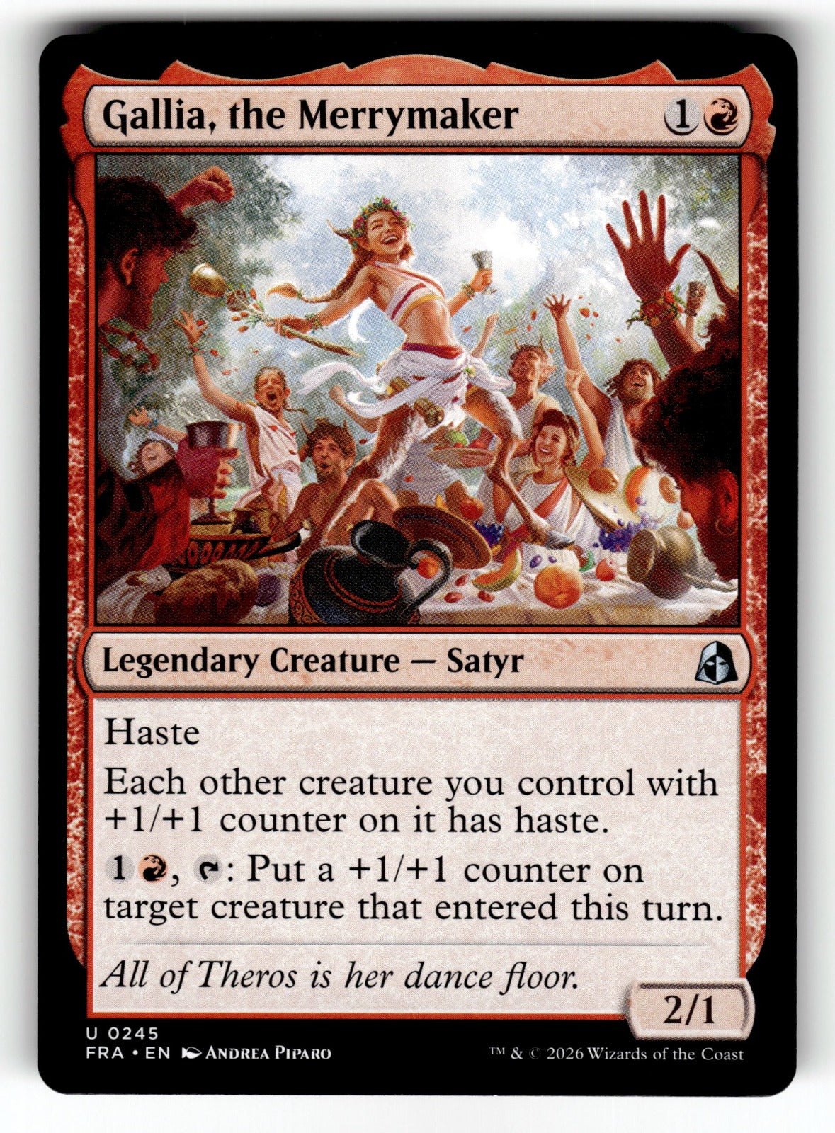 Gallia, the Merrymaker – 245 FRA: Reality Fracture U NM