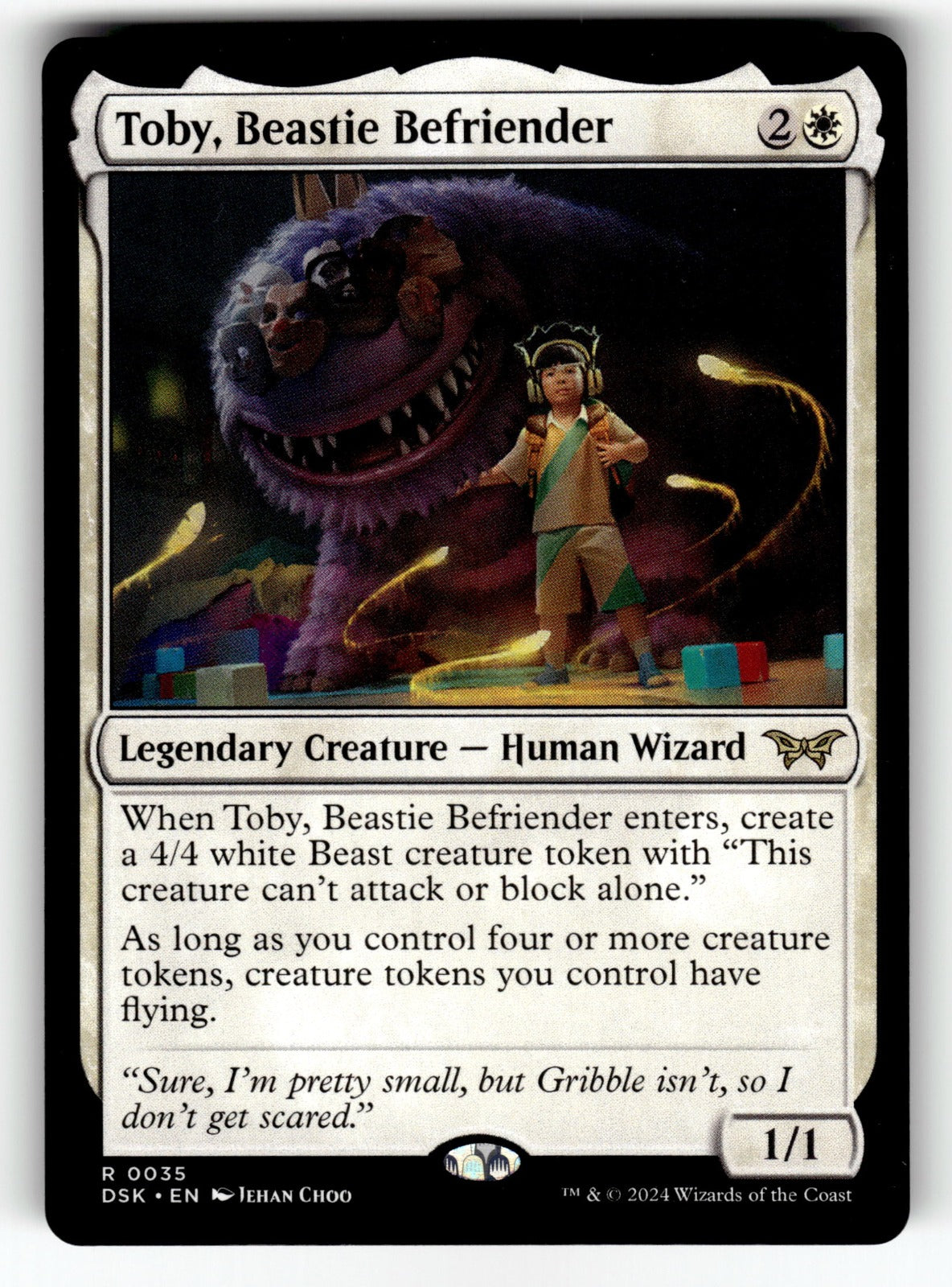 Toby, Beastie Befriender – 35 DSK: Duskmourn: House of Horror R NM
