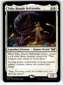 Toby, Beastie Befriender – 35 DSK: Duskmourn: House of Horror R NM