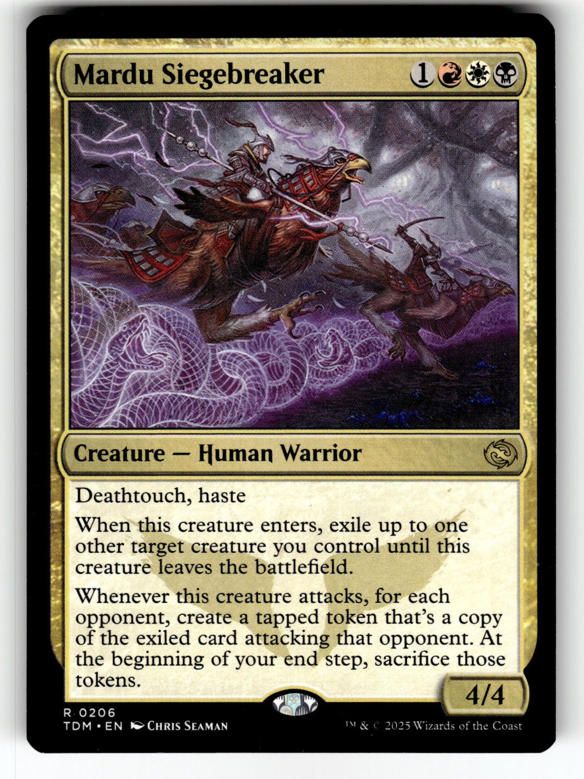 Mardu Siegebreaker – 206 TDM: Tarkir: Dragonstorm R NM