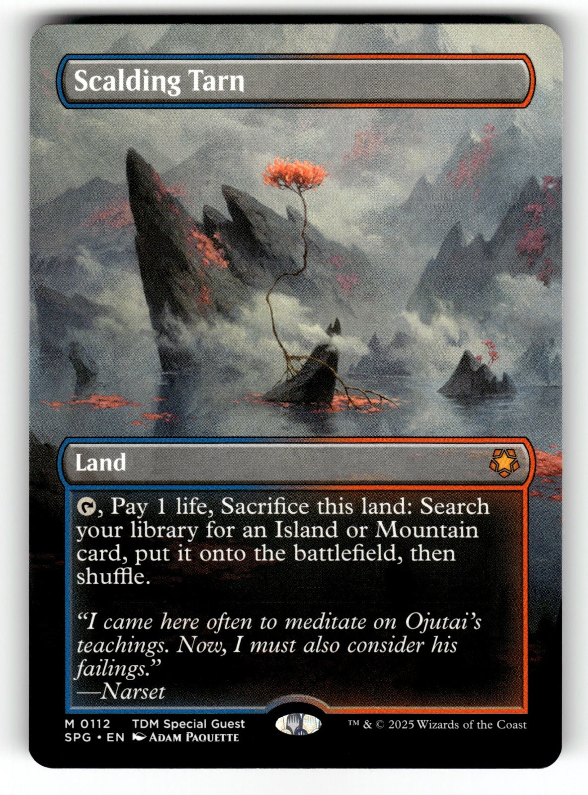 Scalding Tarn (Borderless) – 112 SPG: Special Guests M NM