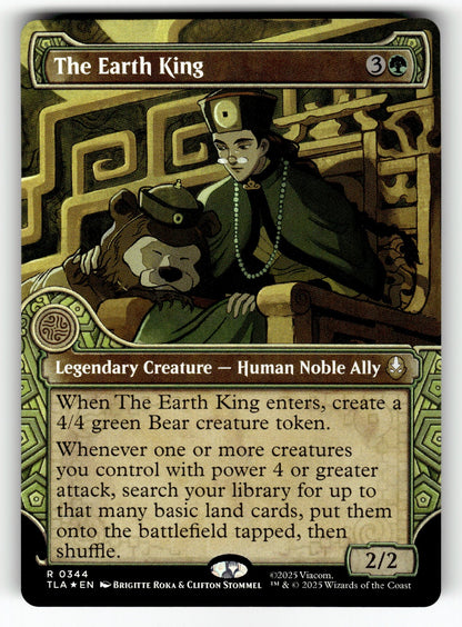 The Earth King (Showcase) – 344 TLA: Avatar: The Last Airbender R Foil NM