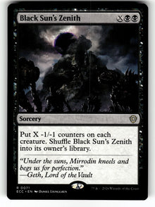 Black Sun's Zenith – 71 ECC: Commander: Lorwyn Eclipsed R NM