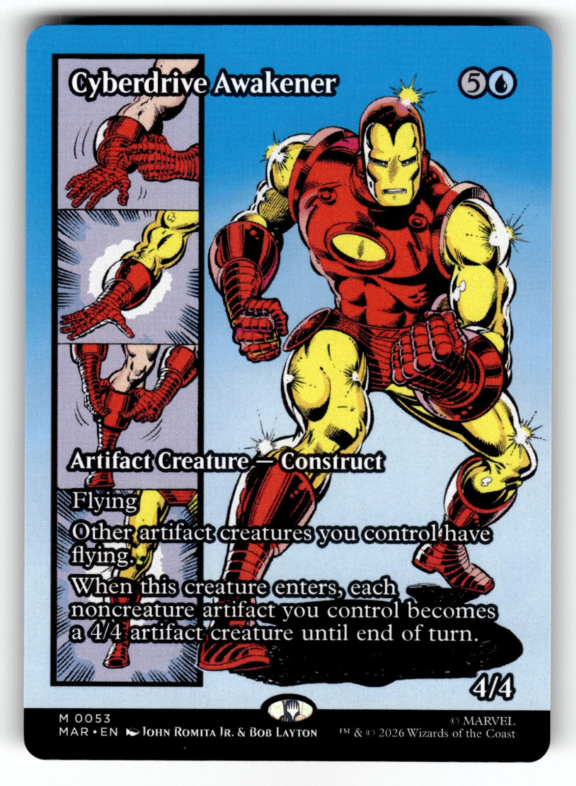 Cyberdrive Awakener (Borderless) – 53 MAR: Marvel Universe Eternal-Legal M NM