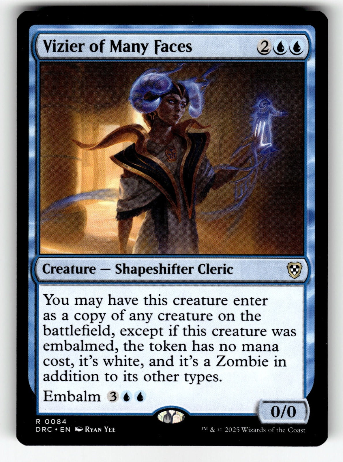 Vizier of Many Faces – 84 DRC: Commander: Aetherdrift R NM