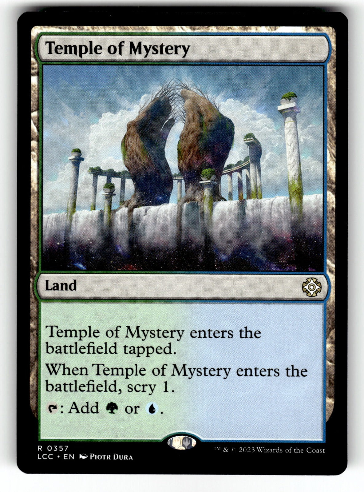 Temple of Mystery – 357 LCC: Commander: The Lost Caverns of Ixalan R NM