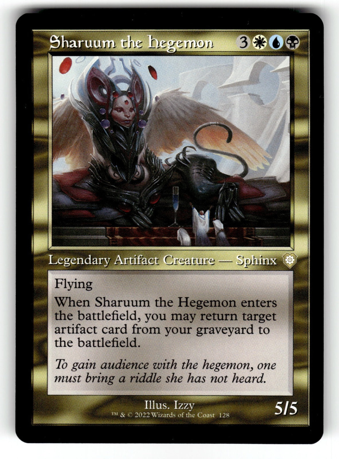 Sharuum the Hegemon (Retro Frame) – 128 BRC: Commander: The Brothers' War R NM